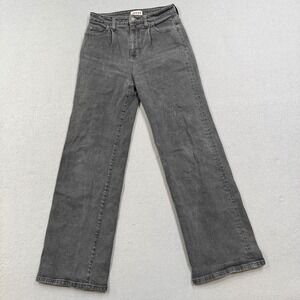 Guess Originals Jeans Women's‎ 26 Gray Faded Denim Flared Slim Fit Cotton Skater